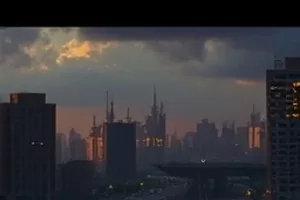 《拾音者日志》封面，户外麦克风与展开的风声图谱